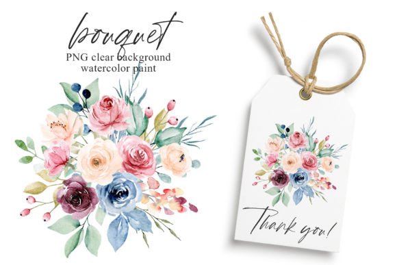 Bouquet Pink & Blue Watercolor Flowers: A Designer's Guide