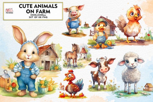 Charming Farm Clipart: Elevate Your Creative Projects