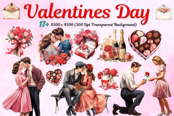 Elevate Your Valentine's Day Designs with Watercolor Artistry