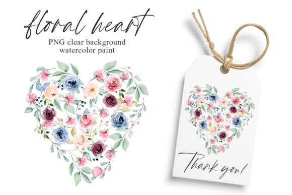 Floral Heart with Watercolor Flowers PNG: A Designer's Guide