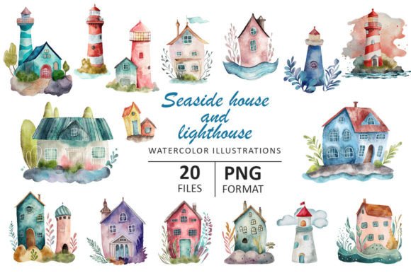 Seaside Houses & Lighthouses: Coastal Charm for Design