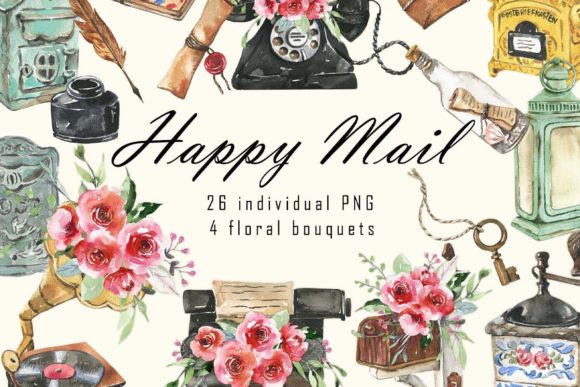 Watercolor Happy Mail Clipart: A Designer's Guide to Joyful Visuals