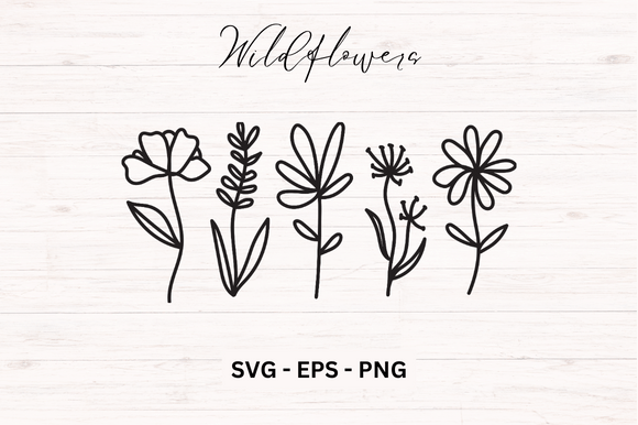 Wildflowers Svg Bundle: Elevate Your Design Projects
